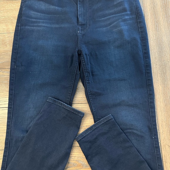7 for all‎ Mankind Jeans The High Waist Skinny Size 30 Inseam 29 inches - Picture 2 of 5